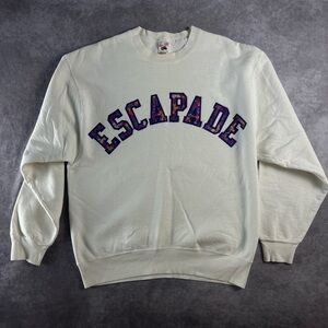 Vintage ESCAPADE Crewneck Sweatshirt -
Made in USA - Size M
